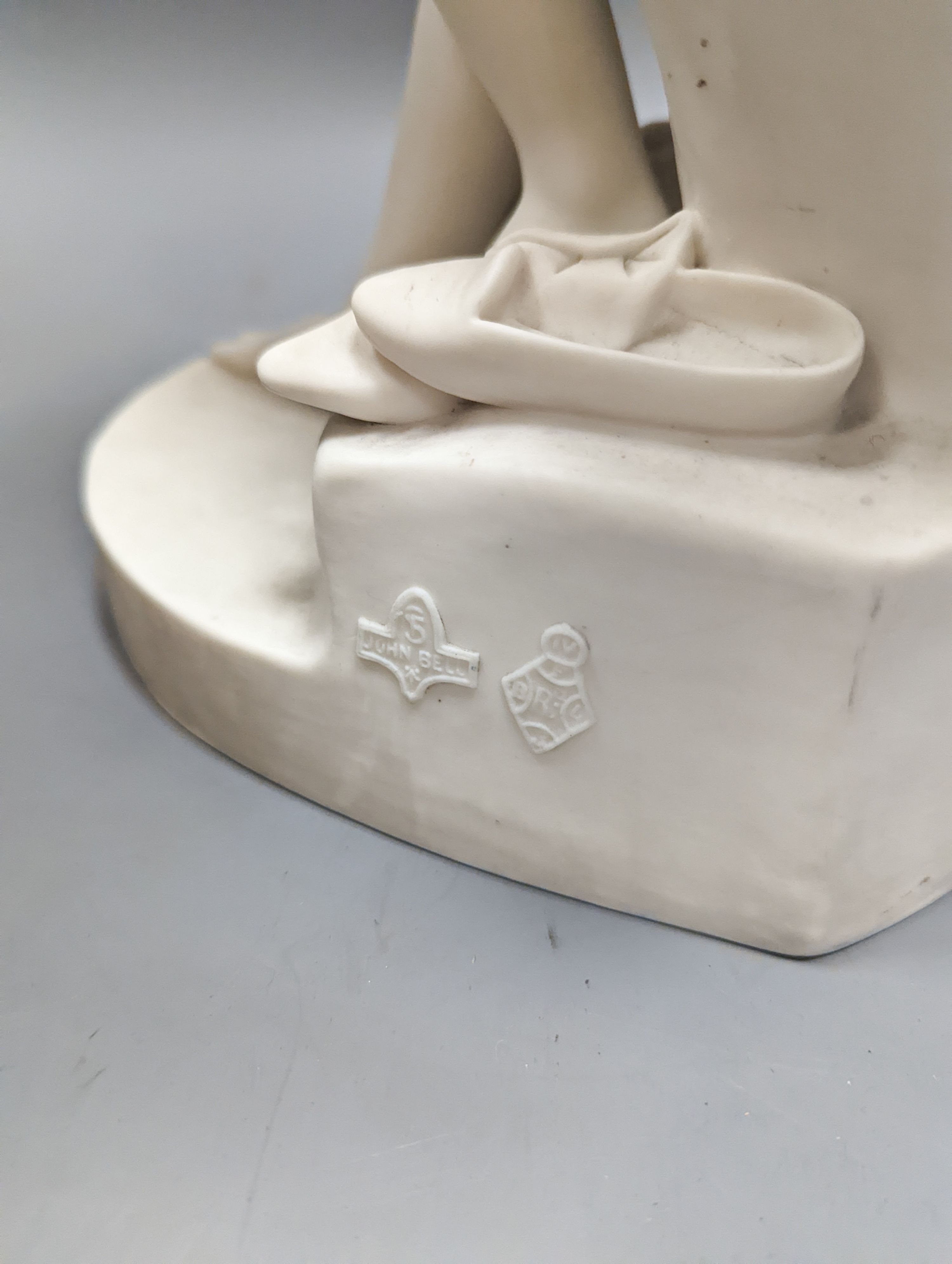 A Minton Parian Figure of Don Quixote's 